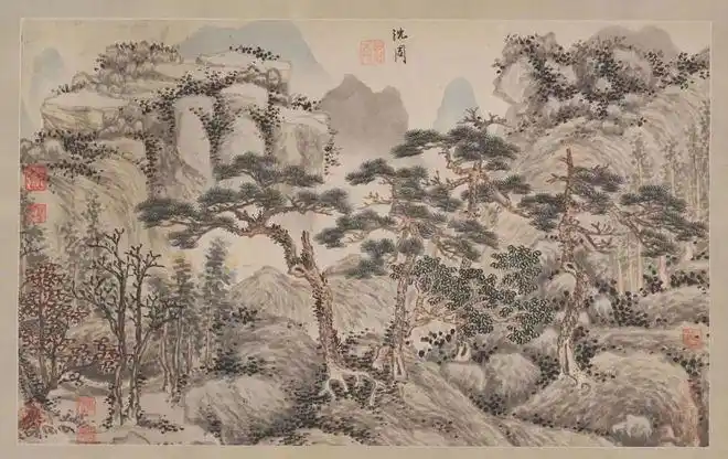 明代画家沈周作品选赏~|吴门画派|绘画|水墨_网易订阅