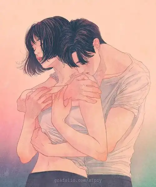 一组污而不俗,看完会脸红却想偷偷收藏的情侣插画日常!