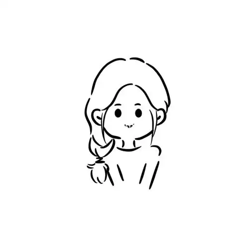 客稿小女生简笔画