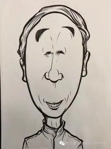 动漫人物简笔画漫画夸张简笔画自我肖像的简笔画漫画明星肖像简笔画