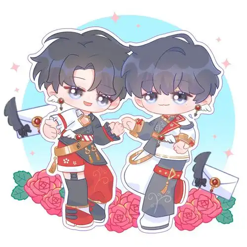 伪装学渣|朝俞|贺朝|谢俞|木瓜黄|q版