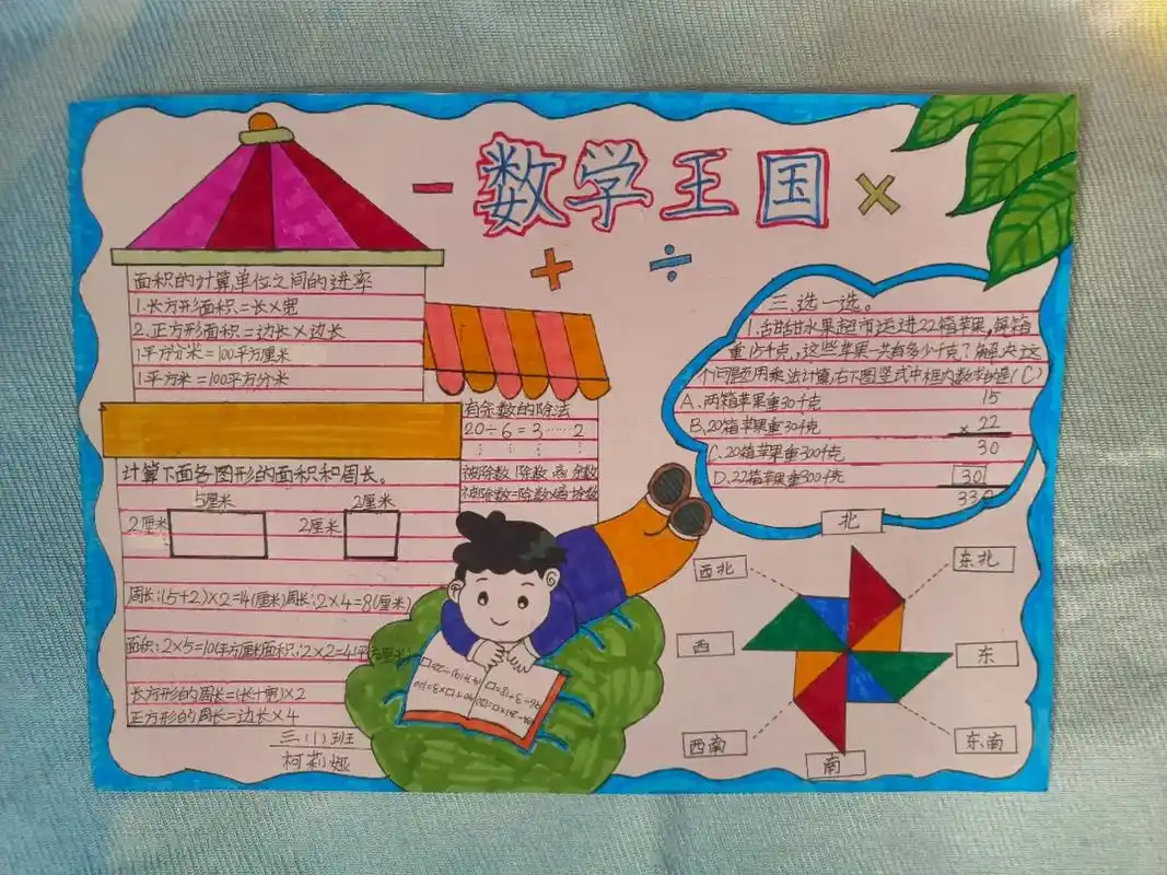 奇妙的数学王国手抄报大全 - 抖音
