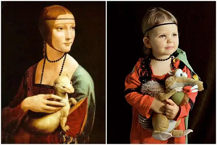 世界名画模仿秀