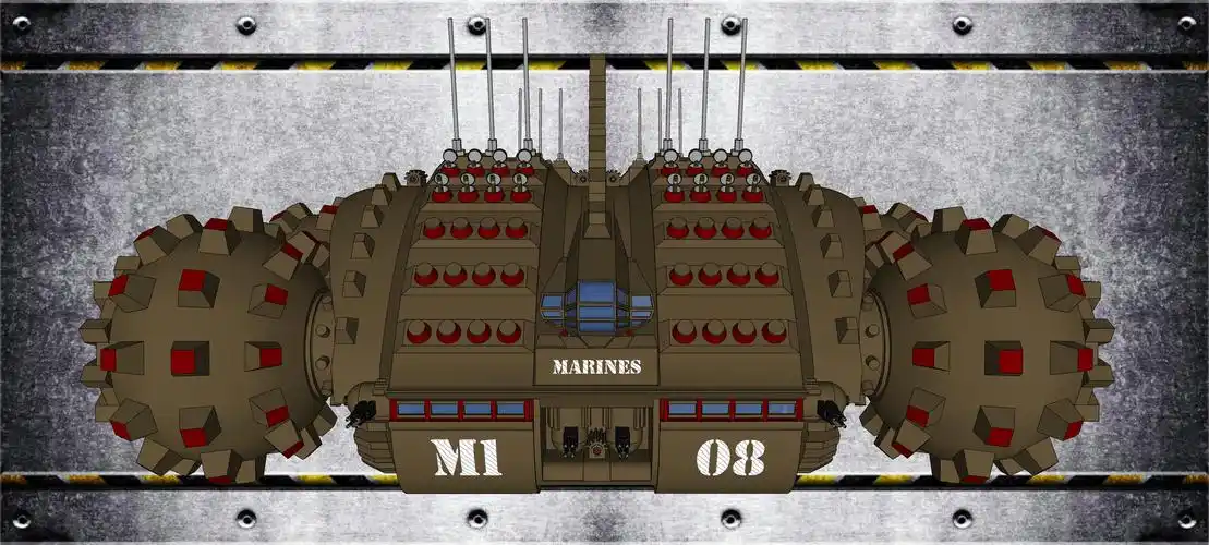 巨型移动军事堡垒