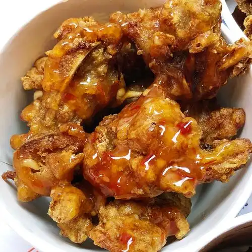 怪老一蒜香炸鸡!郑州这家店名有点怪味道是真香!