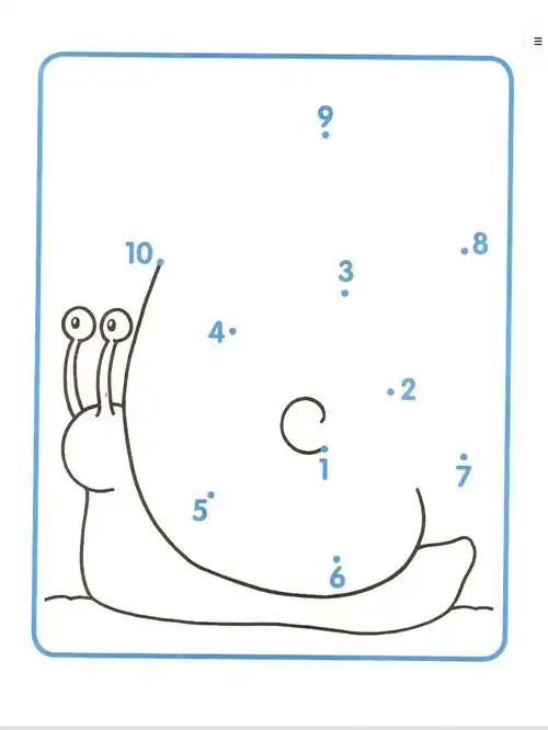 幼儿园|超实用数字连线 控笔训练