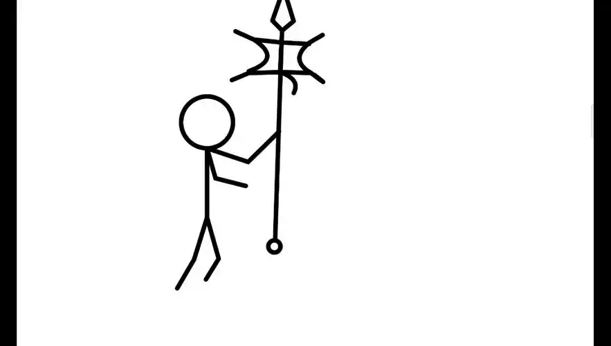 火柴人方天画戟vs丈八蛇矛(一帧一帧摆出来的)