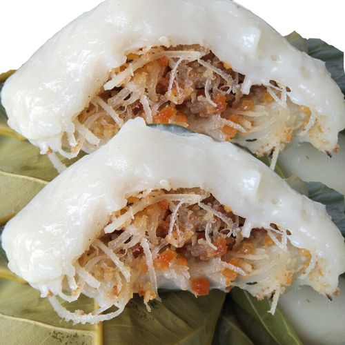 可局湛江粤西特产椰子木叶搭糍粑手工制作小吃糯米白饼叶搭饼真空即食