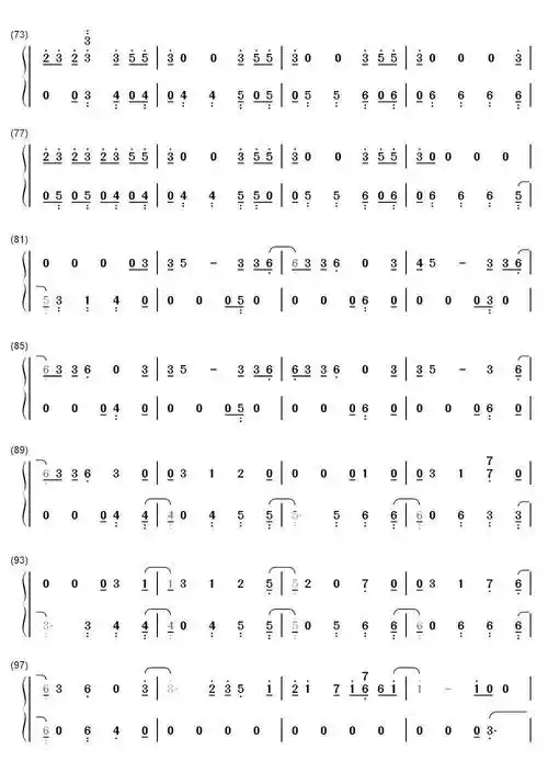 fake-love钢琴简谱-虫虫乐谱