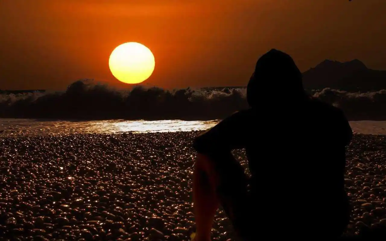 一个人的凄凉背影