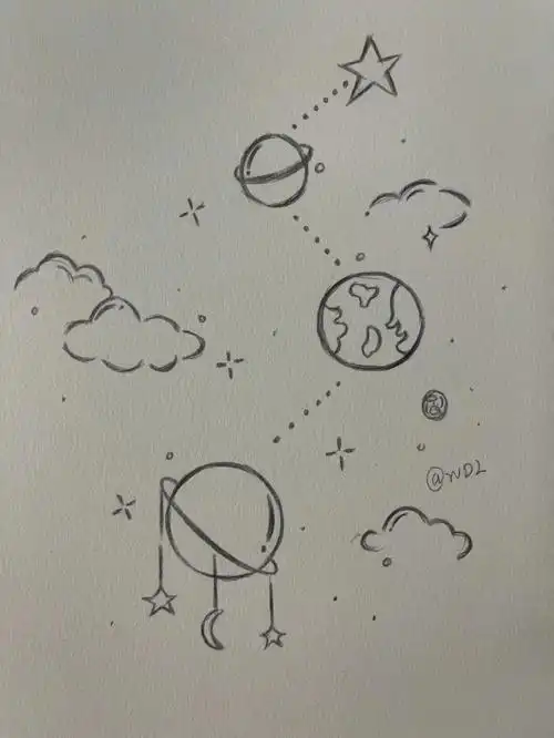 铅笔绘画简笔画