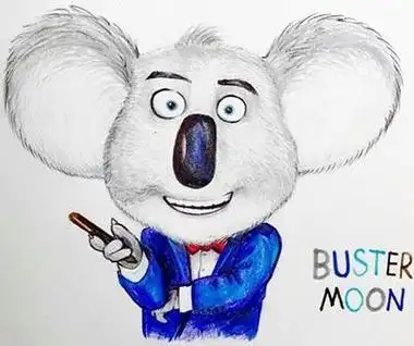 欢乐好声音海报简笔画