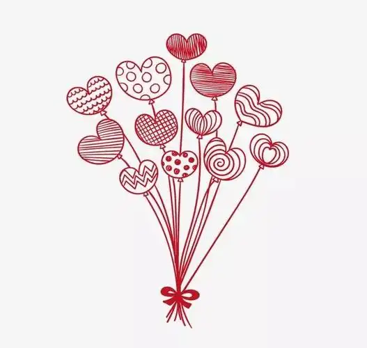 手帐素材丨爱心怎么画一分钟教会你100种心形简笔画画法