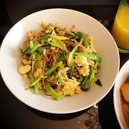 恹恹||雪ちゃん做的黄花菜炒鸡蛋