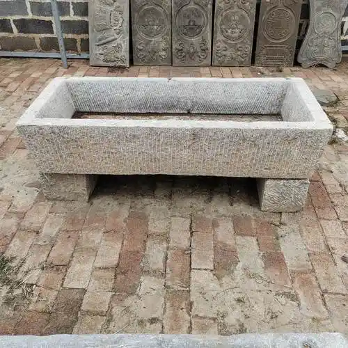 流水景观老牛槽摆件养鱼种花农村老石槽民间老石器批发