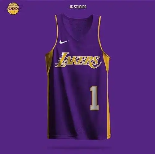 下赛季nba将更换球衣赞助商,湖人的队服也做了相应的更改,三款新