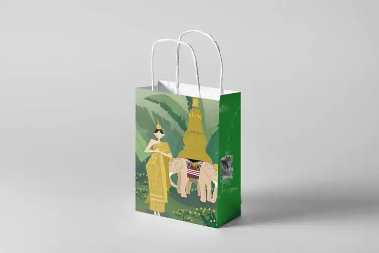 学习平面设计,第一次设计袋子,希望今后可以越来越好[仙女r]禁止商用