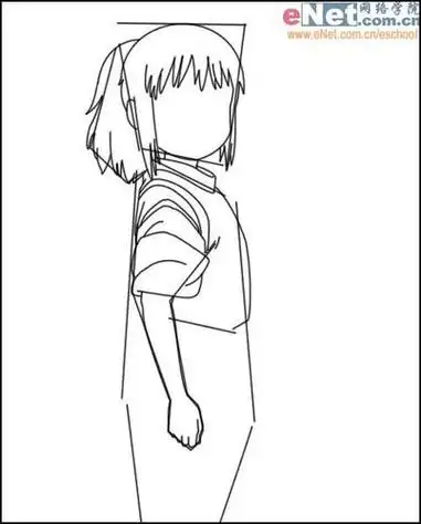 侧身站立的女孩简笔画人物侧面简笔画怎么画侧身站的小男孩简笔画站立