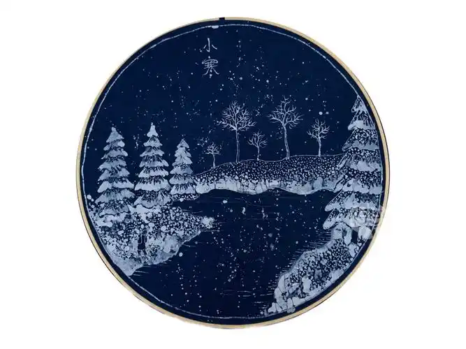 非遗二十四节气蜡染插画设计