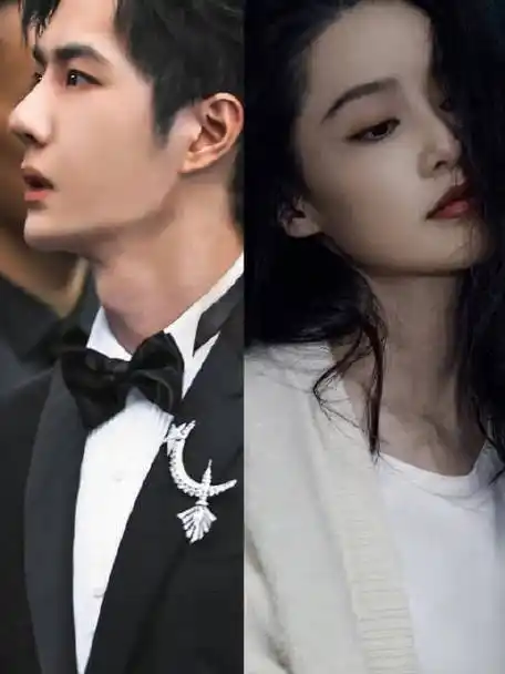 王一博李沁同框路透##偶遇王一博拍戏