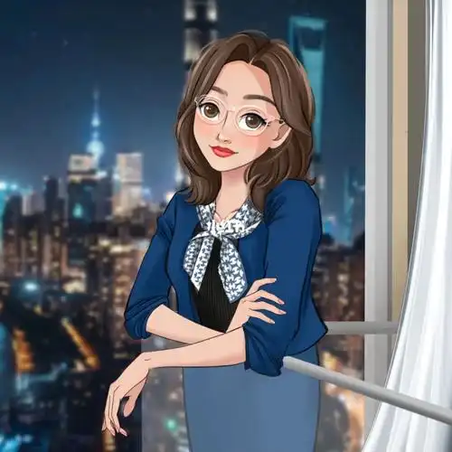 procreate插画头像定制知性佳人