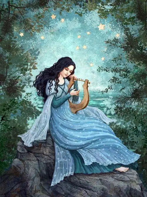 插画:插画家galina egorenkova作品-梦幻唯美的童话世界