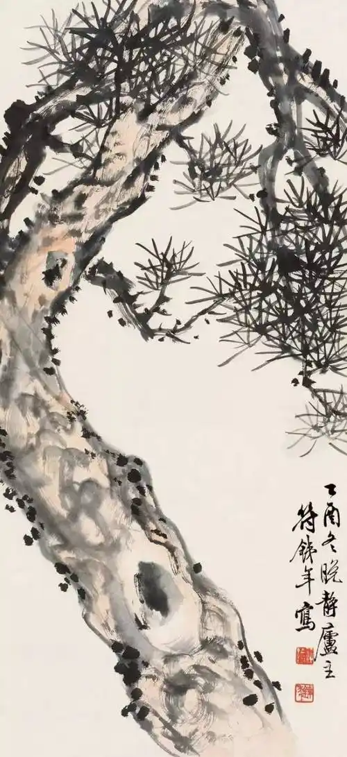中国近代百位画家松树图鉴赏总有一幅你喜欢