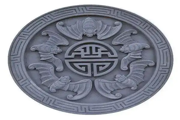 建筑上雕刻蝙蝠寓意着什么 建筑上雕刻蝙蝠寓意四个字 门楼上刻五只