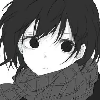 冷酷伤感的日系黑白动漫头像男女情侣闺蜜用的动漫黑白头像图集