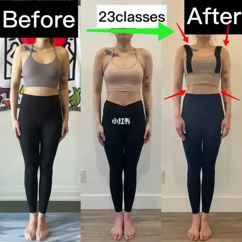 腰线更明显,斜方肌比原来放松,后背紧张的竖脊肌变平滑,翼状肩胛骨