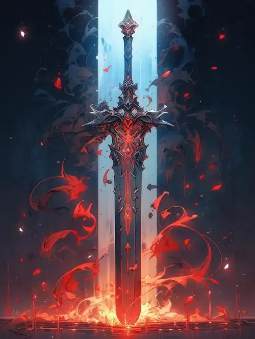 擎雷剑此剑闪烁着紫光,宛如雷神之锐.