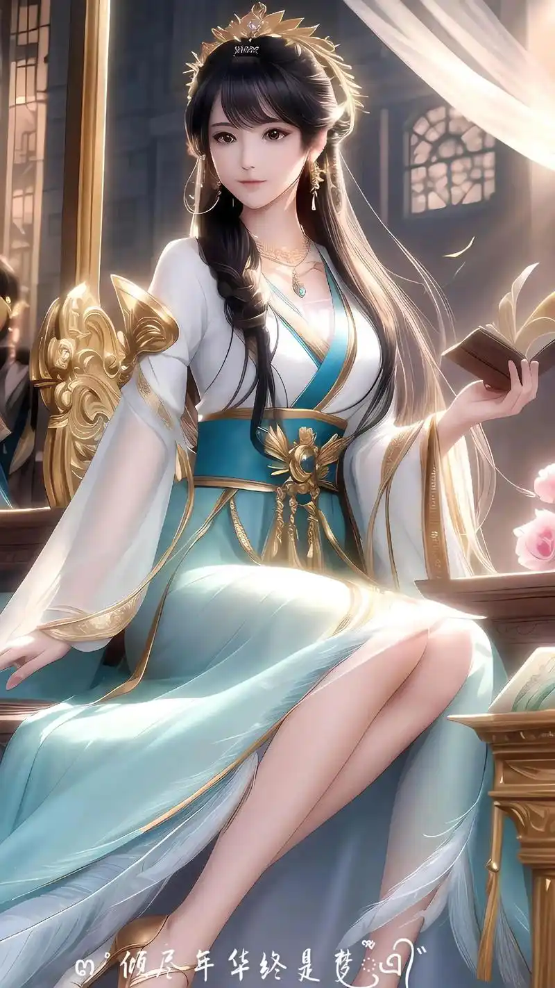 二次元汉服小姐姐.尘世是非,躲不开人间风月;人间风月,躲不开 - 抖音