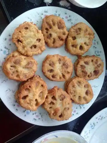 香酥藕盒的做法_【图解】香酥藕盒怎么做好吃_香酥藕盒_家常做法大全