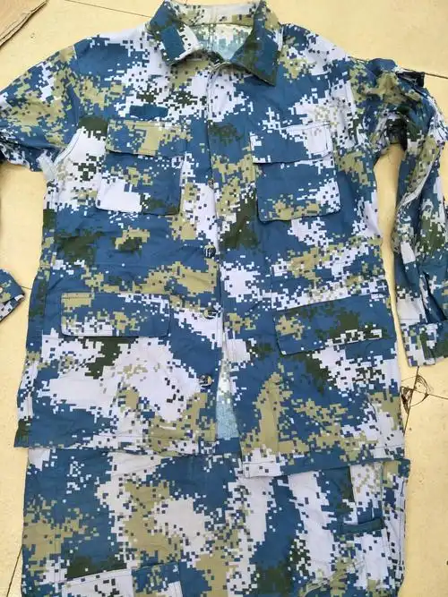 二手退伍上交交旧迷彩服退伍退役上交海军夏季作训配海洋发军迷