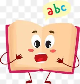 书本卡通人物简笔画