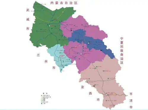 白银市景区景点分布图1黄河石林 推荐指数★★★★★会师楼畅游白银之