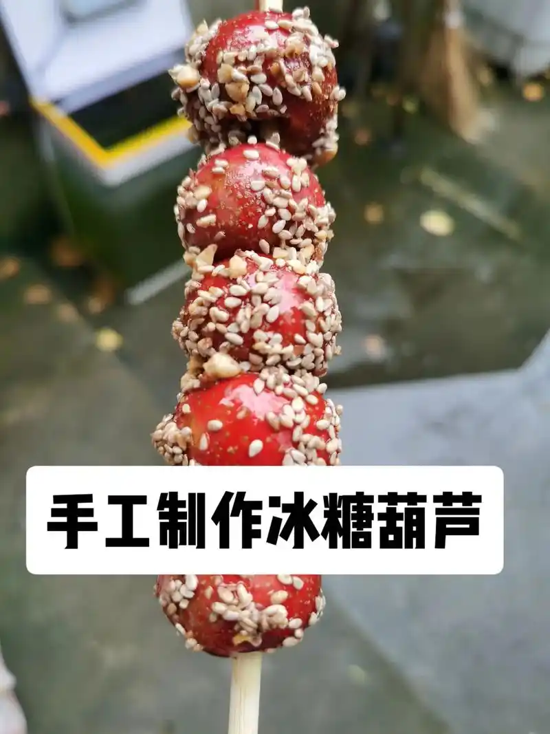 亲子互动,手工制作冰糖葫芦#冰糖葫芦  - 抖音