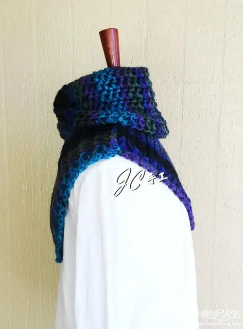 围脖暗香冬暖舒馨别致温暖冬日粗线脖套图解及织法超简单易织