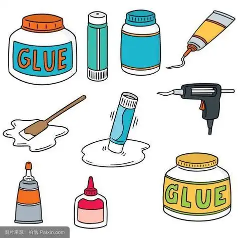 简笔画胶棒