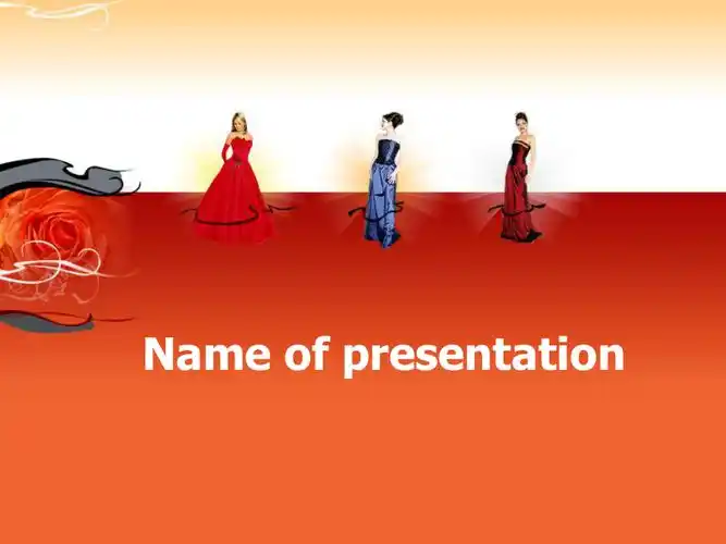 服装服饰时装秀ppt模板