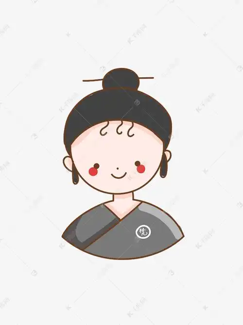 卡通可爱小道姑