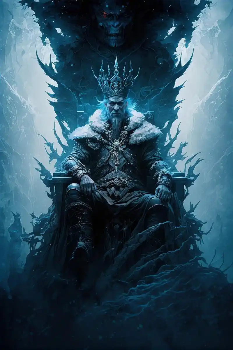 冰封王座!#图文伙伴计划 #ai绘画 #手机壁纸 - 抖音