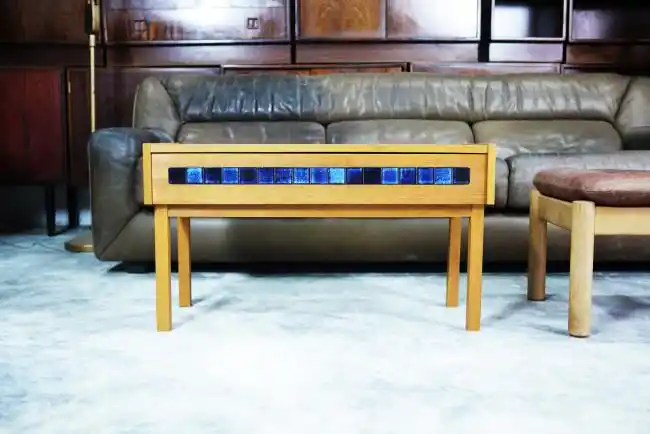 桌23-丹麦oak瓷砖小茶几/咖啡桌