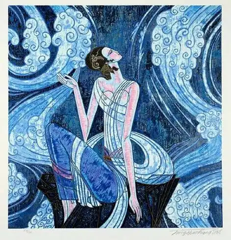 丁绍光艺术家的装饰画