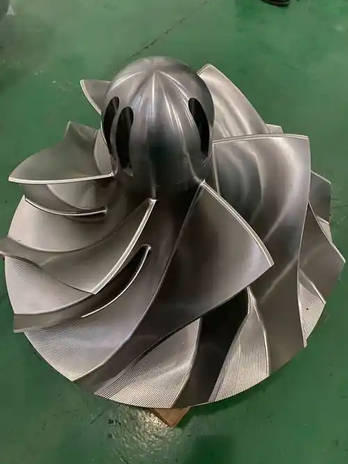离心式空压机叶轮设计制作_客户_钛合金_生产