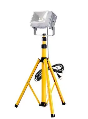 支架投光灯户外防水工作灯led可移动旅行灯室外施工照明工地灯
