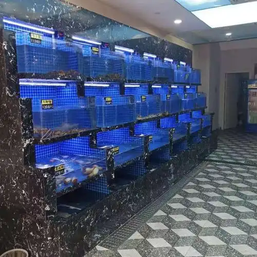 订做海鲜池 订做海鲜缸 酒店鱼缸定做 玻璃鱼缸 宇鸿水族