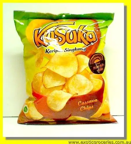 cassava chips rasa ayam lada hitam flavour