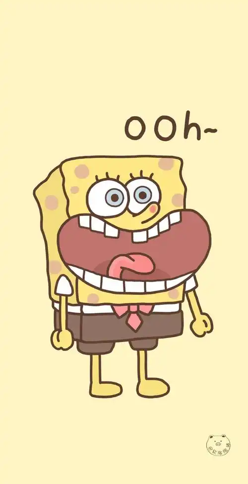海绵宝宝_手机壁纸_动漫卡通手机壁纸_我要个性网