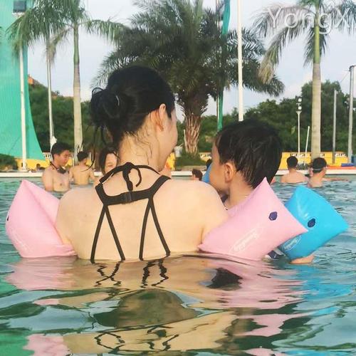 成人浮袖儿童水袖游泳袖漂装备浮力手臂圈游泳圈大人浮圈浮漂神器